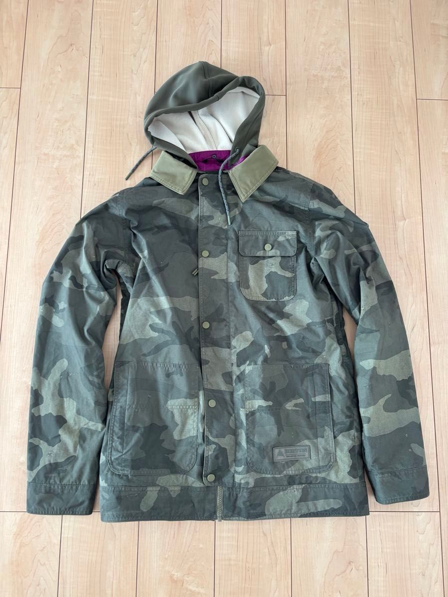 BURTON バートン スノーボードウェア 上下セットSサイズ 迷彩