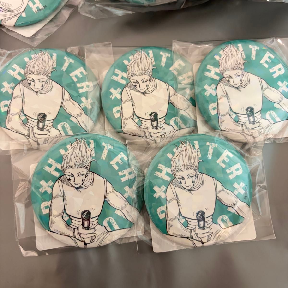 HUNTER×HUNTER ハンターハンター ヒソカ オールスター缶バッジ 5点