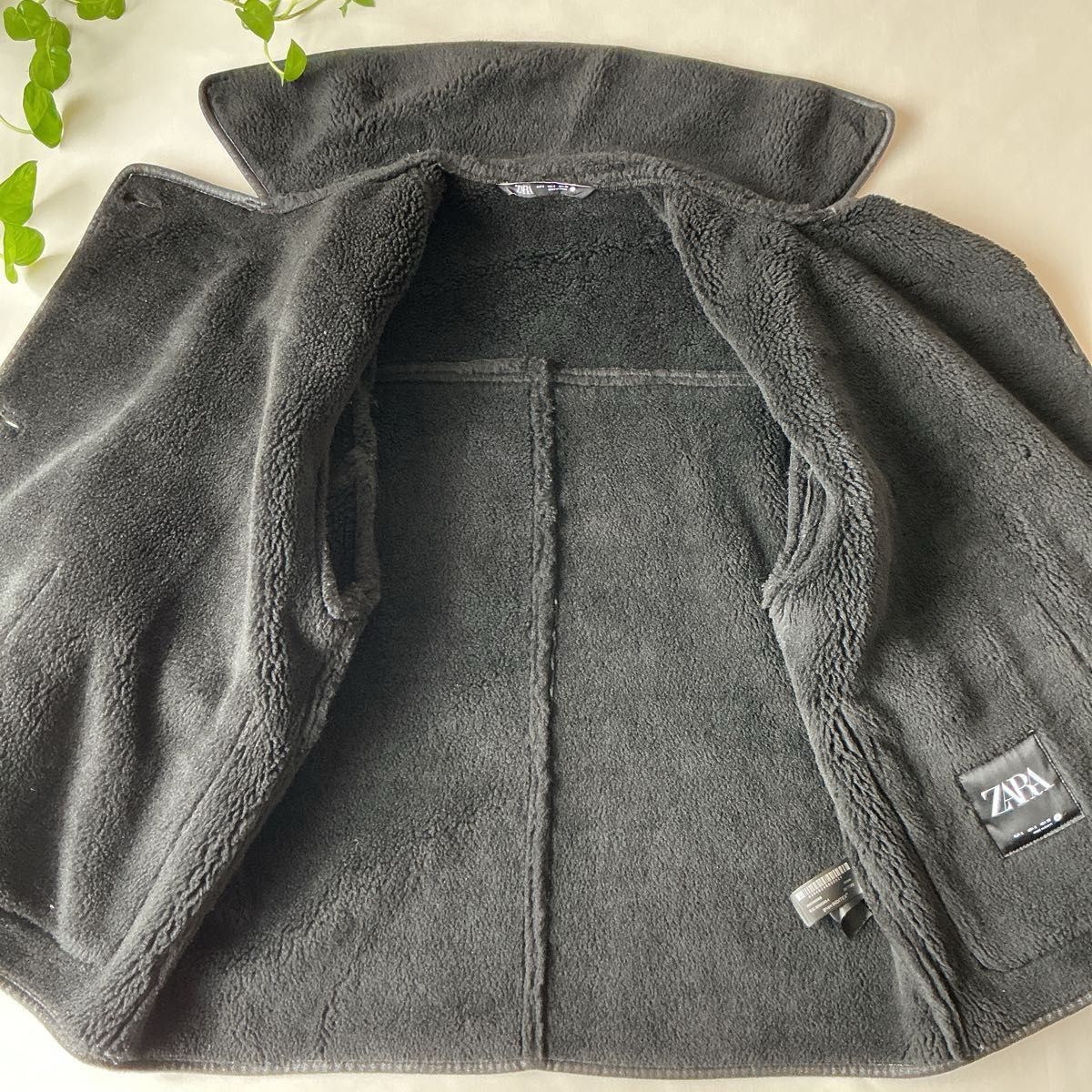 ZARA ザラ ZWコレクション リバーシブルジャケット S ムートンコート