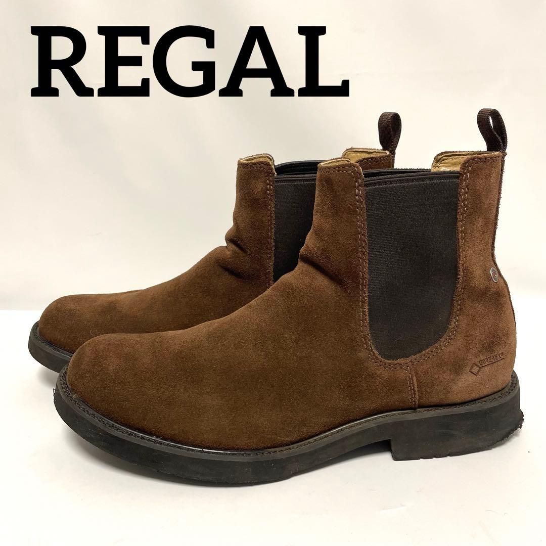 REGAL ゴアテックス サイドゴア スエード ブーツ 24 5㎝｜Yahoo!フリマ