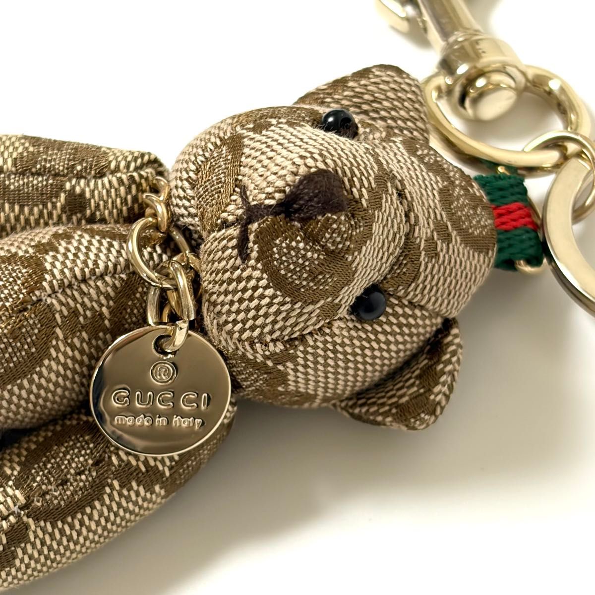 GUCCI グッチ テディベア GG柄 キーホルダー キーリング チャーム