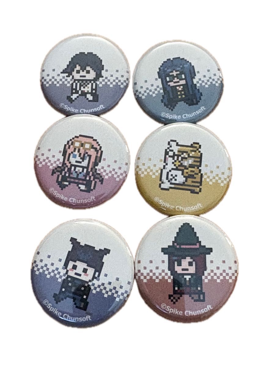 ダンガンロンパ 15周年 カプセルトイ ドット絵缶バッジ 最原終一 他