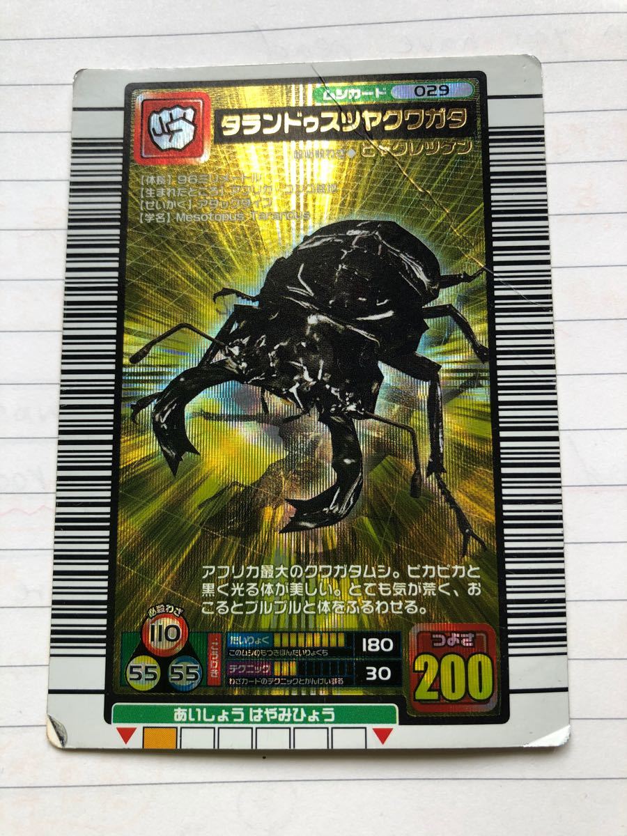 ムシキング タランドゥスツヤクワガタ｜Yahoo!フリマ（旧PayPayフリマ）