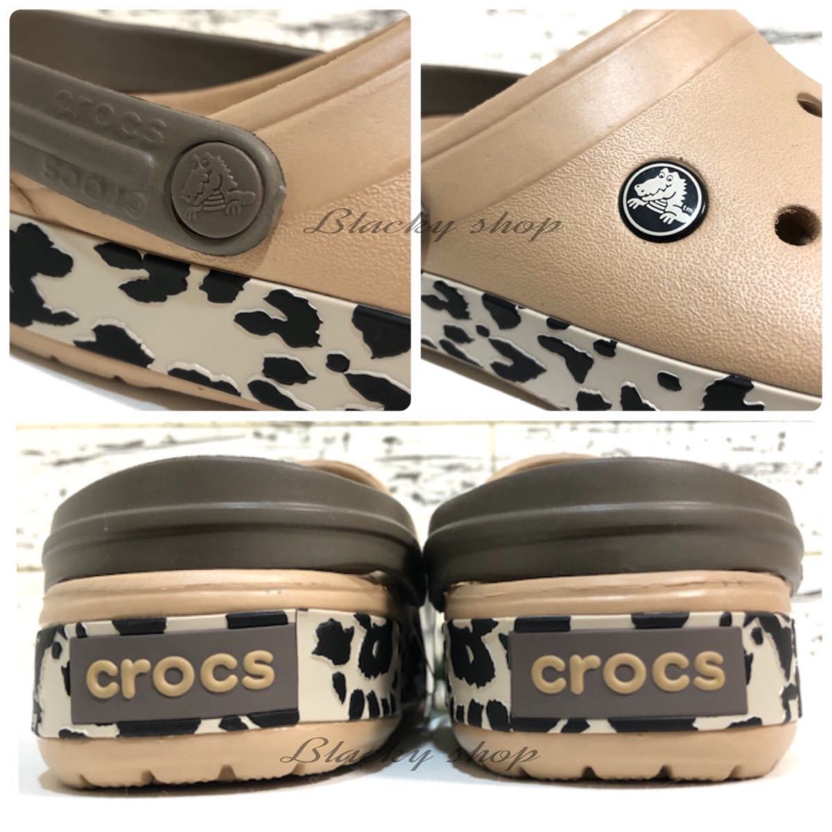 新品】クロックス サンダル クロックバンド レオパード クロッグ 23cm