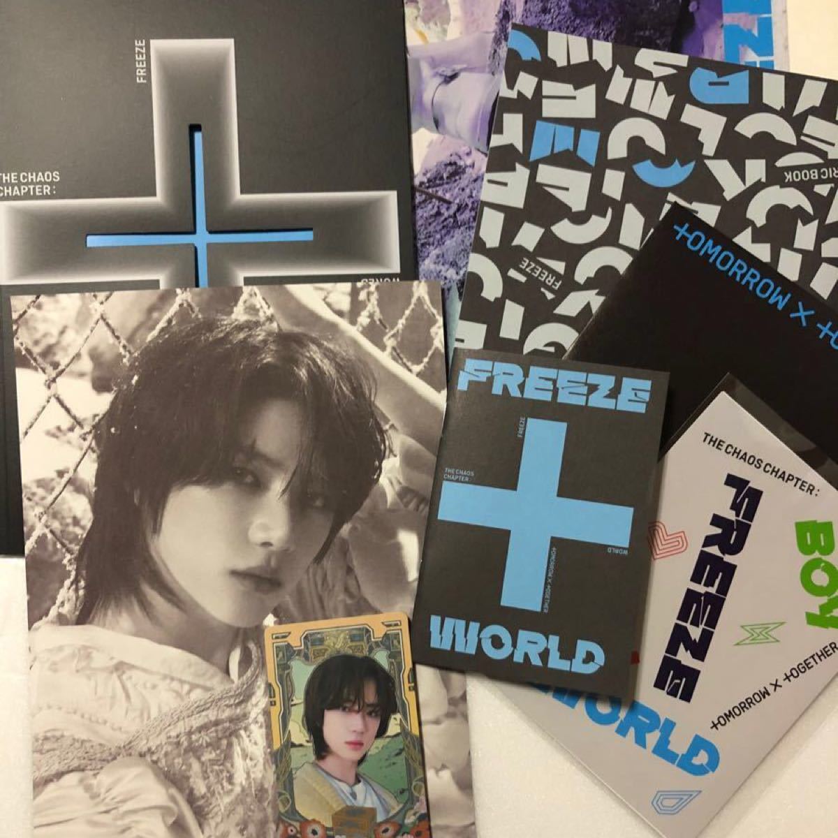 未再生 TXT 最新アルバム FREEZE CD tomorrow x together ボムギュ