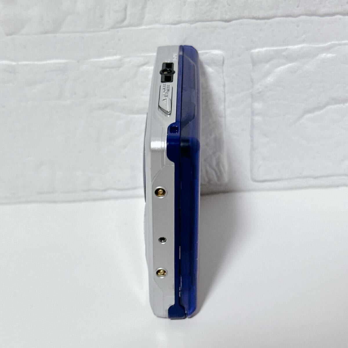 動作確認済 SHARP ポータブルMDプレイヤー MD-ST800-A ブルー 動作確認