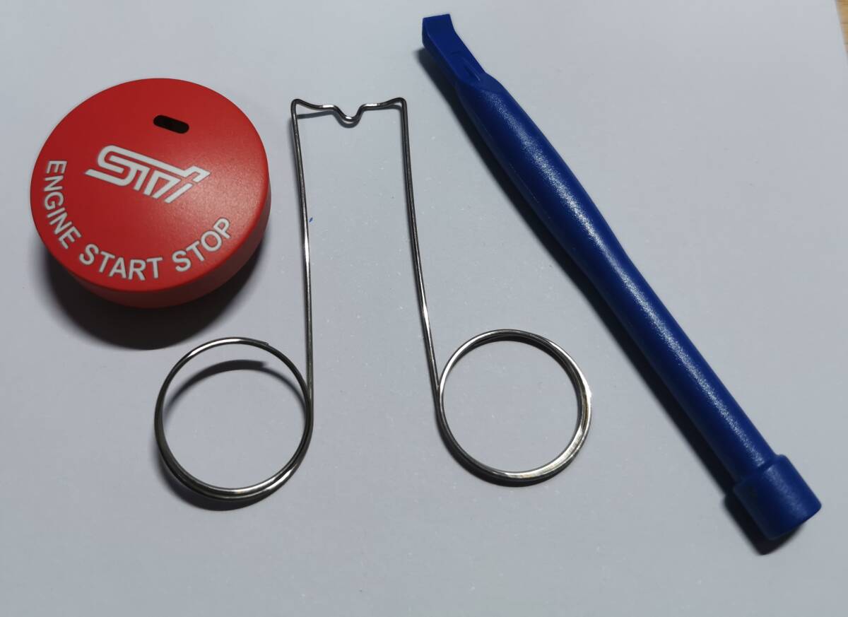 スバル SUBARU STI プッシュエンジンスイッチ エンジンスタートボタン