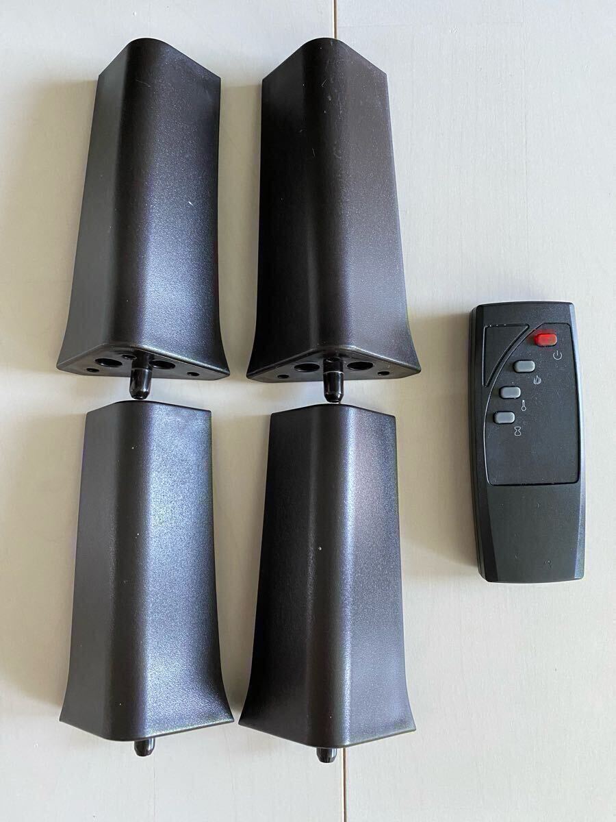 未使用 QVCジャパン 暖炉型ファンヒーター 電気温風機 POWERHEAT