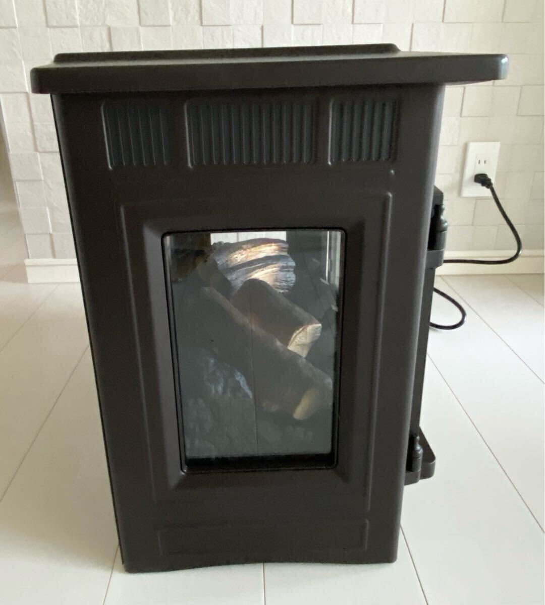 未使用 QVCジャパン 暖炉型ファンヒーター 電気温風機 POWERHEAT