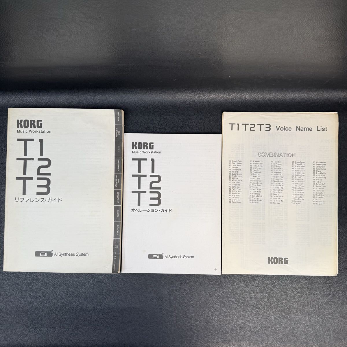 KORG/コルグ T1 T2 T3 リファレンス・ガイド オペレーション・ガイド