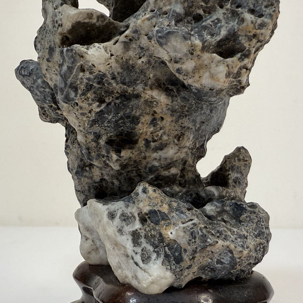 RR-中国古美術 時代物 置物 鑑賞石 自然石 石山子 原石 天然石 台座付