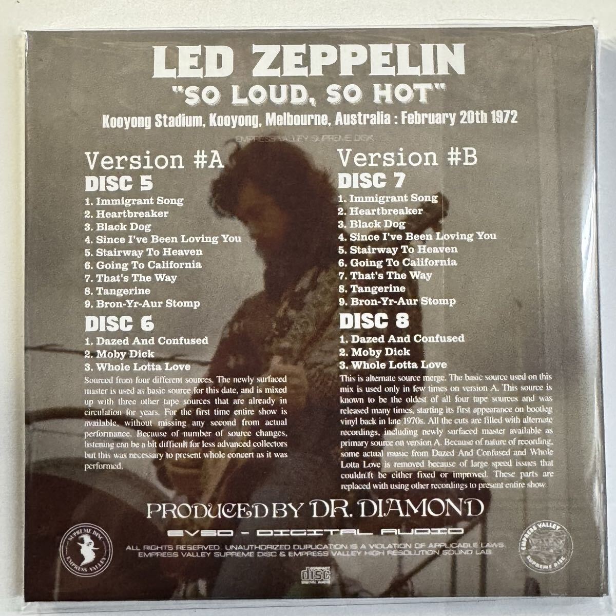 LED ZEPPELIN /THUNDER DOWN UNDER「南半球の雷鳴」(20CD BOX SET