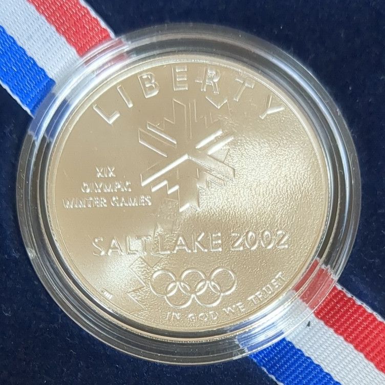 2002年）アメリカ ソルトレイクシティ冬季オリンピック記念大型銀貨