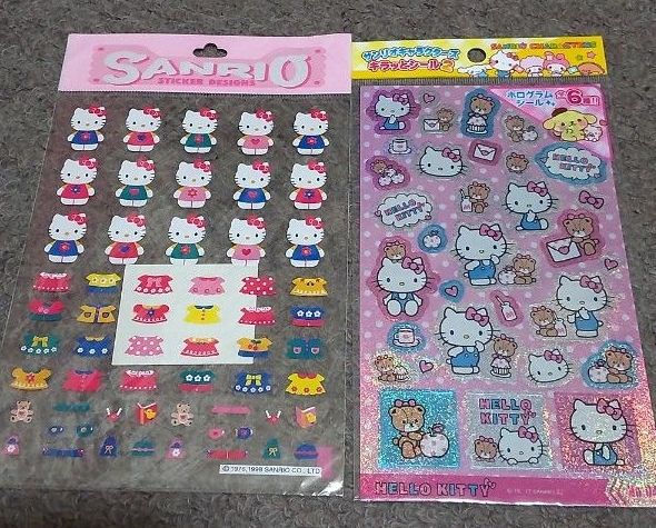 キティ シール ステッカー 10枚セット 平成レトロ レトロ 平成女児