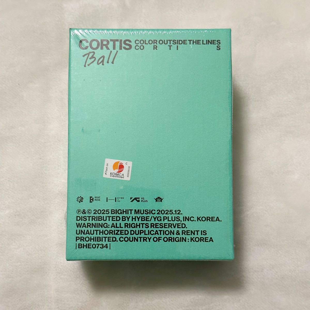 新品未開封 CORTIS COLOR OUTSIDE THE LINES Ball ver CD コルティス