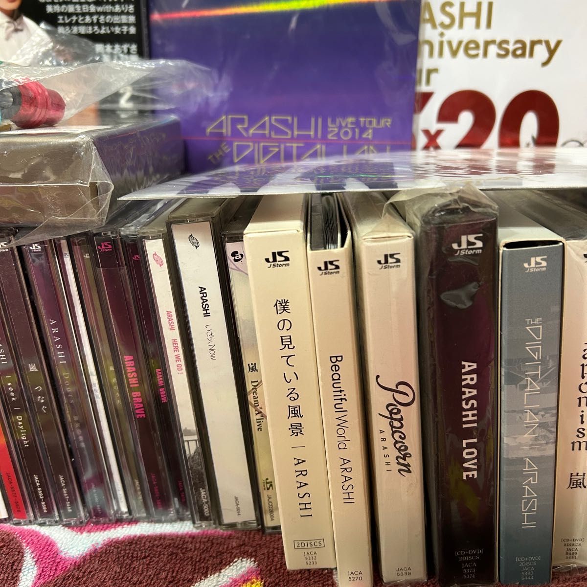 嵐 グッズ ARASHI CD 大量 コンサート セット Tシャツ バッグ ペンラ