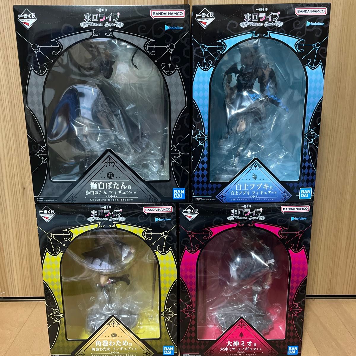 一番くじ ホロライブ 白上フブキ 角巻わため 獅白ぼたん 大神ミオ