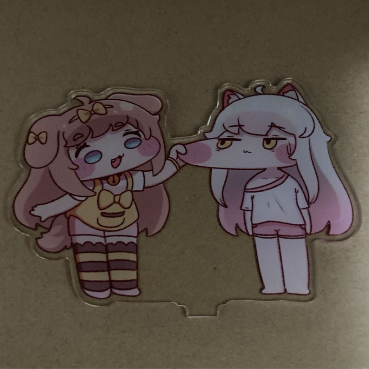 トリッカル もちもちほっぺ大作戦 コミー バター アクリルスタンド