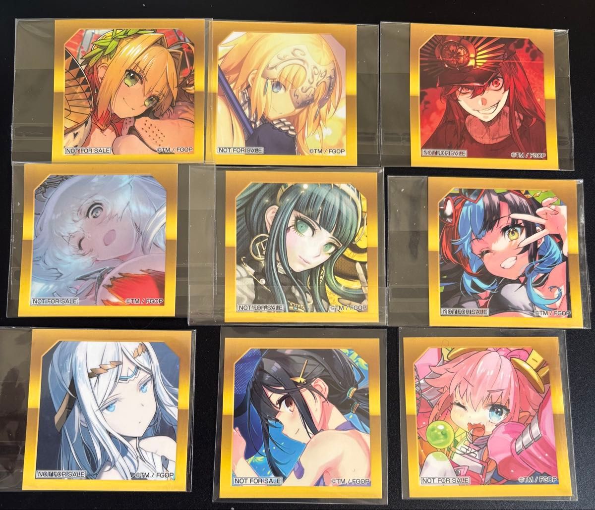 FGO 最終再臨展 原田左之助 特典 編成画面風カード ステッカーセット