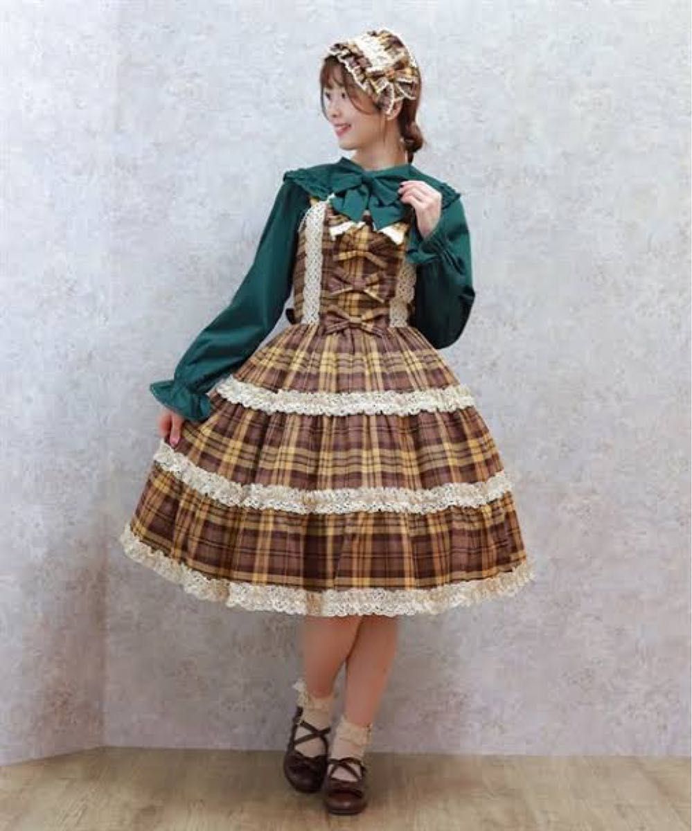 axes femme kawaii タータンチェックジャケット ジャンスカ 新品未使用