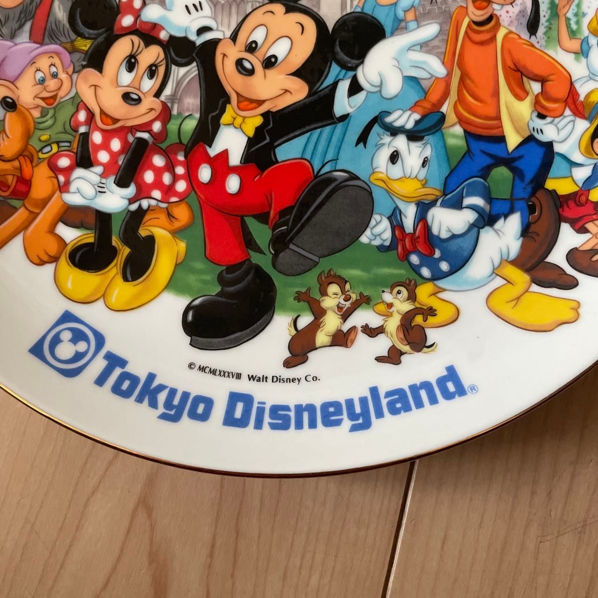 東京ディズニーランドオープン記念プレート 1983年 Tokyo Disney 飾り