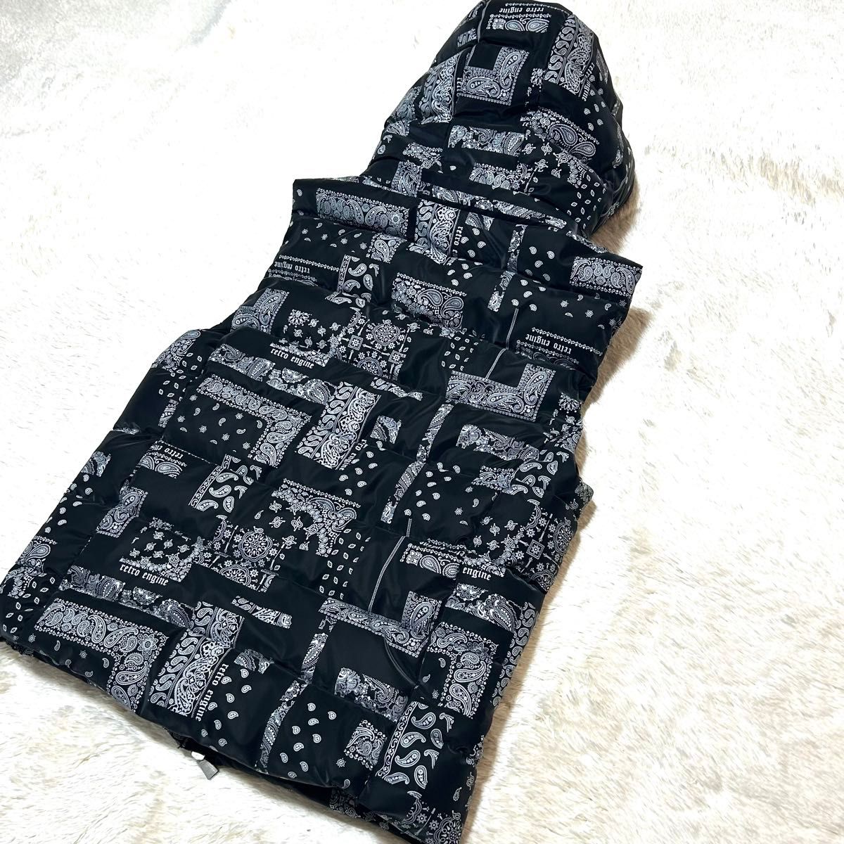 adamsJUGGLER アダムスジャグラー RTEG ペイズリー柄 フード付き