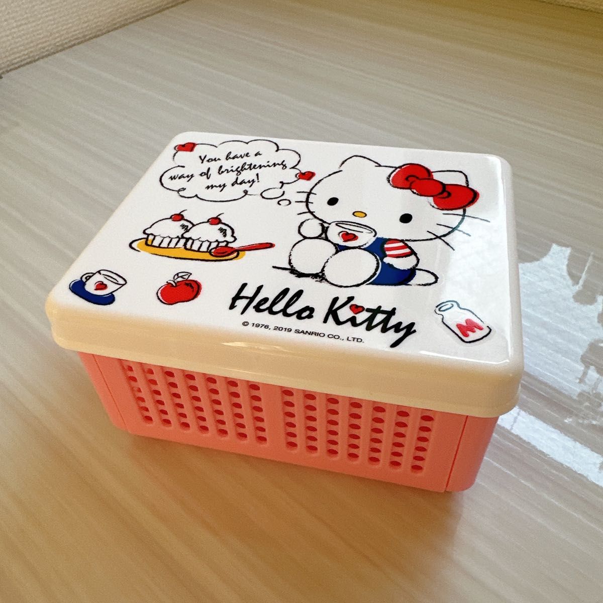 ハローキティ バスケット 小物入れ 収納ボックス 折りたたみ収納