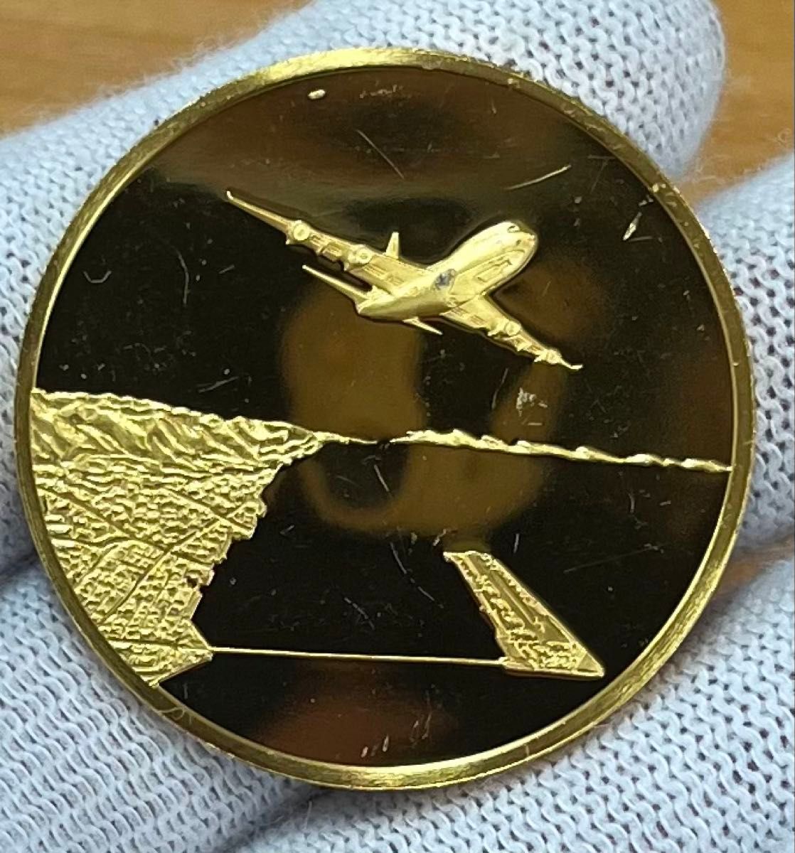 関西国際空港 開港記念 純銀メダル フランクリン・ミント社製 1994年