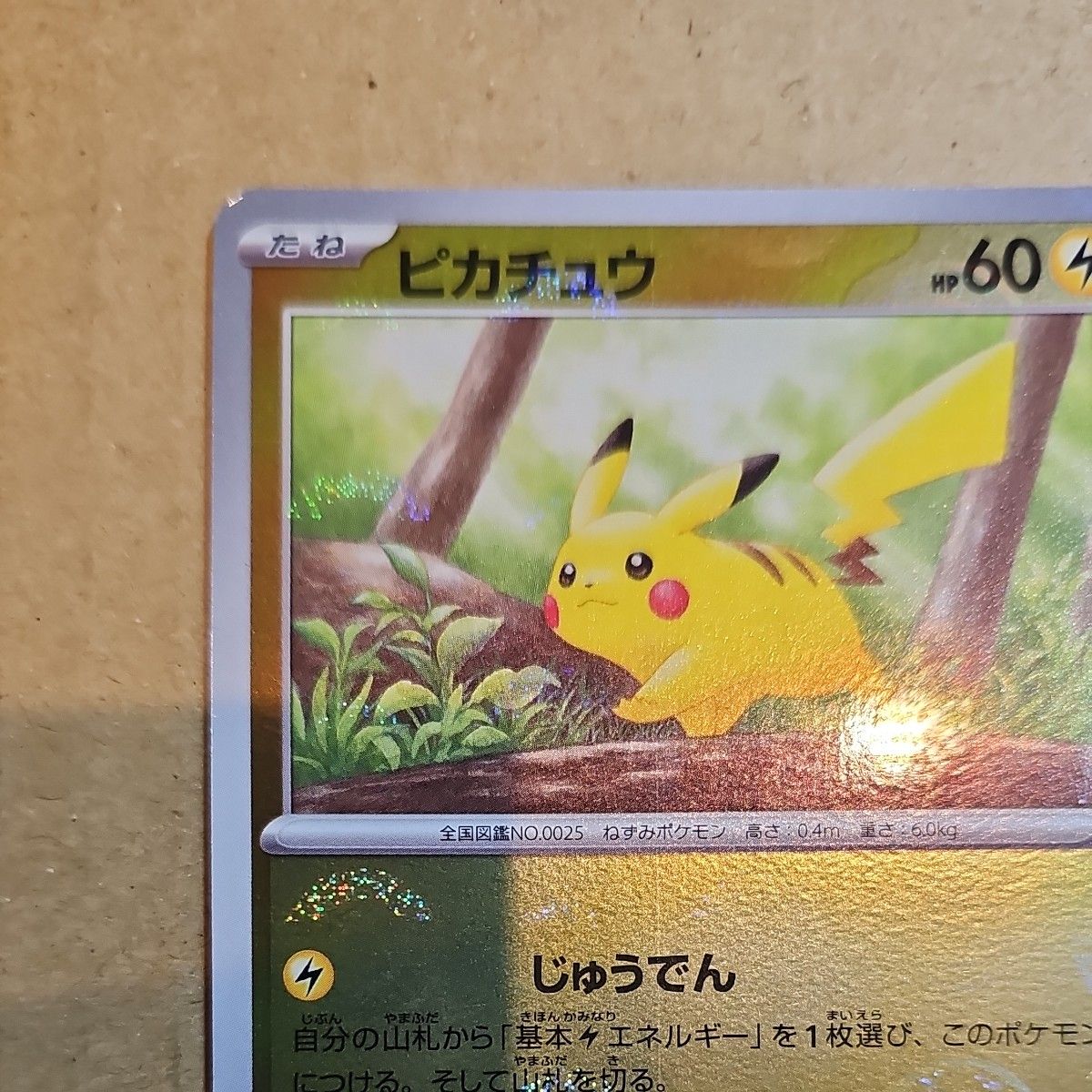 ポケモンカード ピカチュウ SV2a 025/165 C モンスターボールミラー