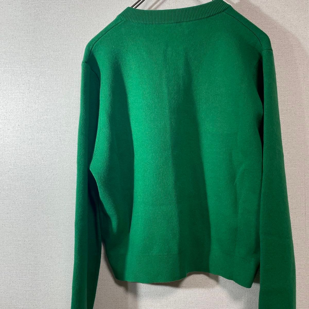 新品未使用 CABaN コットン カシミヤ クルーネックカーディガン