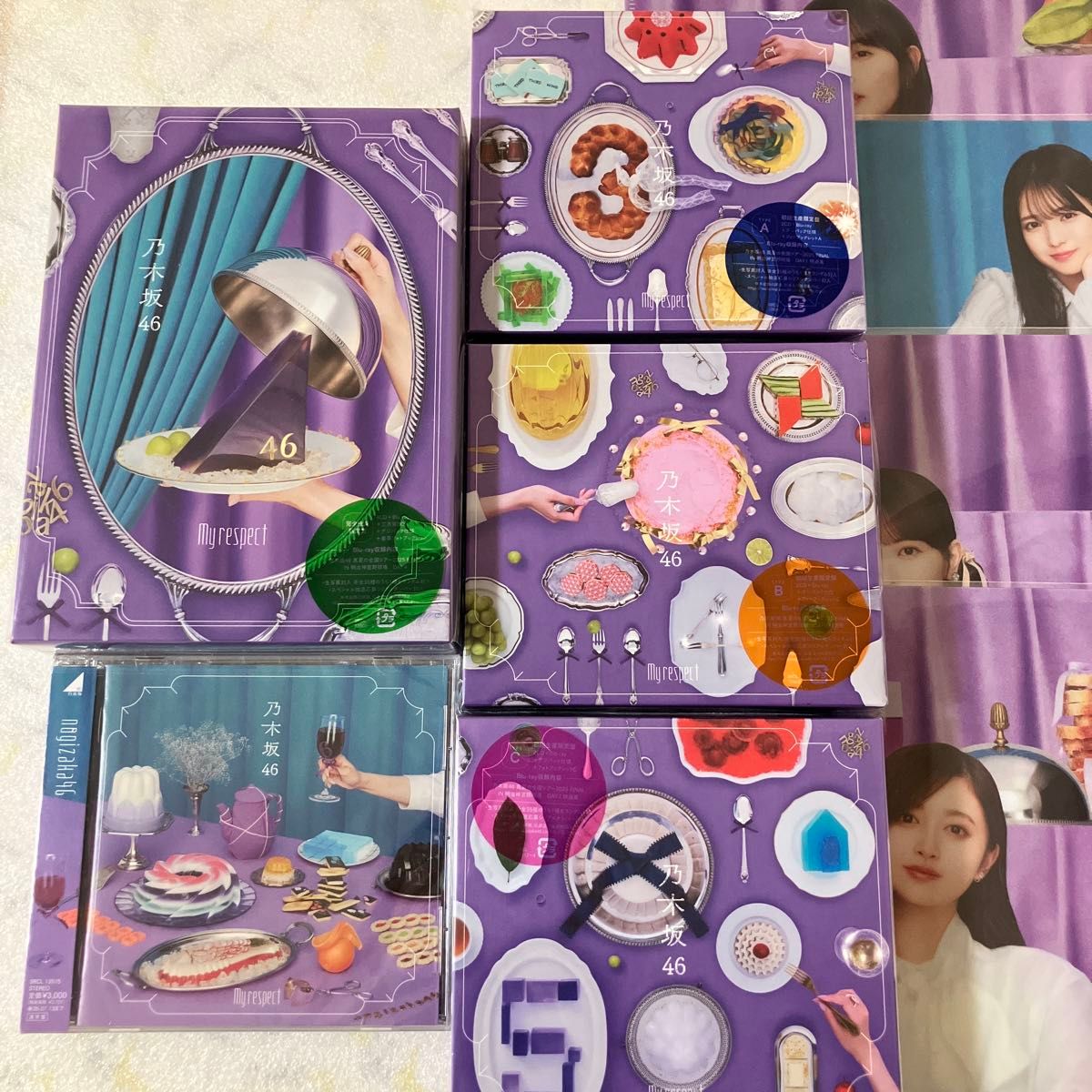 未再生］乃木坂46 My respect 完全生産限定盤＋初回生産限定盤ABC＋