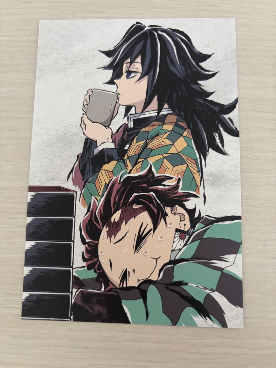 鬼滅の刃 全集中展 幕間画ポストカード 冨岡義勇 竈門炭治郎｜Yahoo