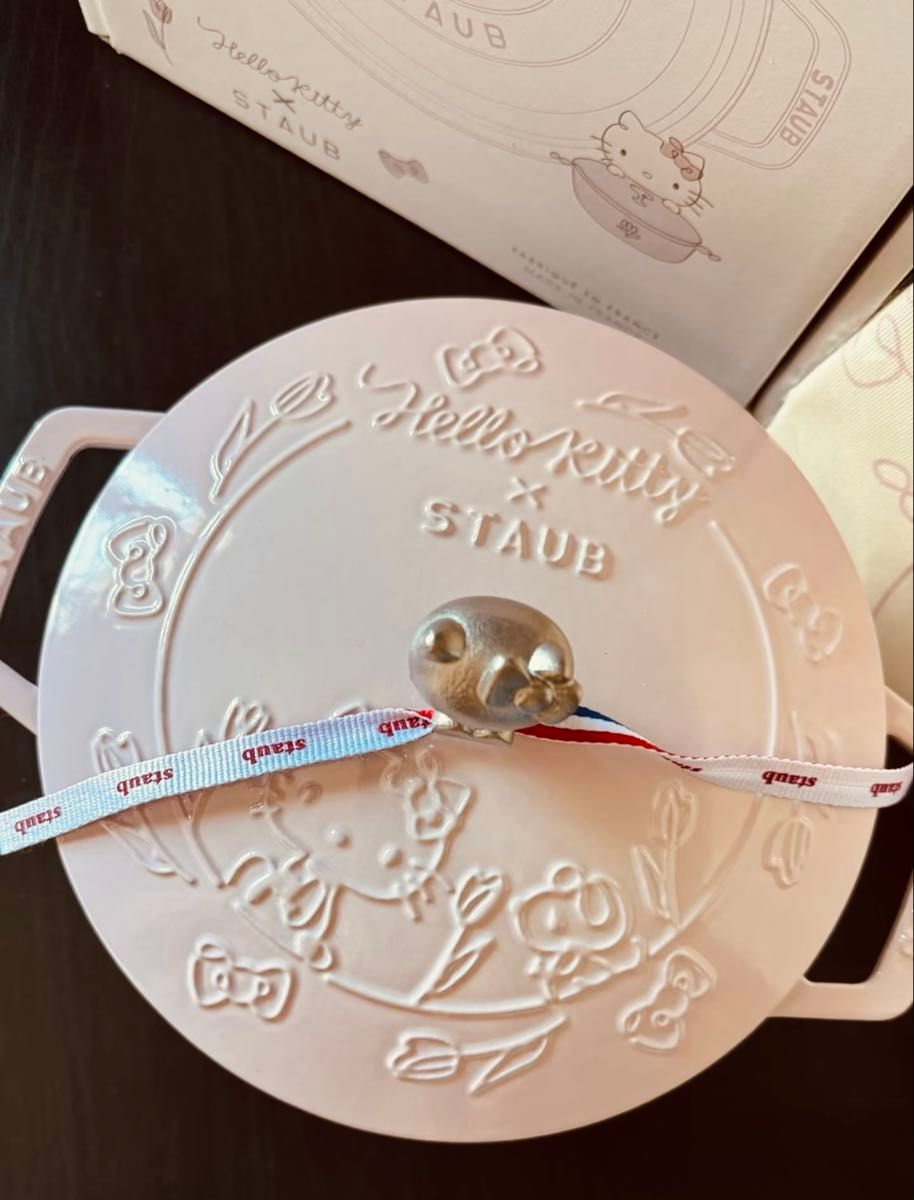 staub ストウブ 海外限定 ハローキティコラボ 20cm ワナベ｜Yahoo