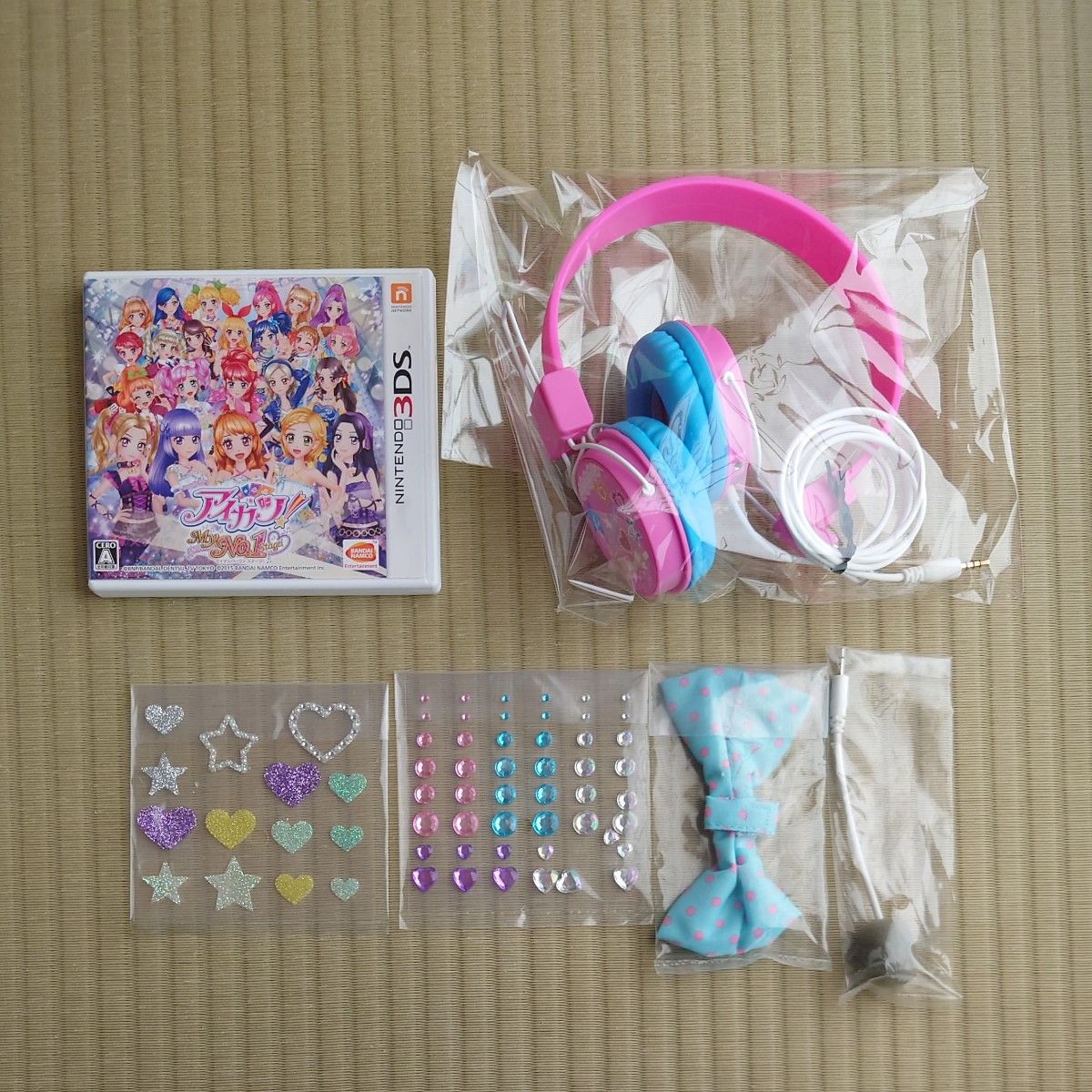 中古 【3DS】 アイカツ My No 1 Stage [オリジナルヘッドセット付き