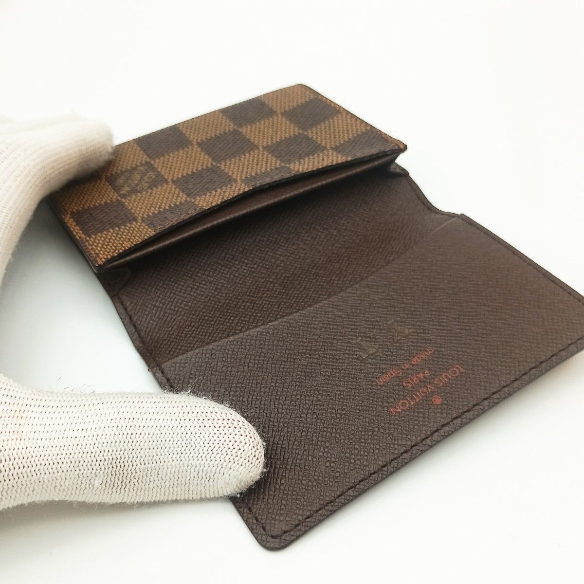 美品SS】ルイヴィトン ダミエ カルトドゥヴィジット 名刺入れ カード