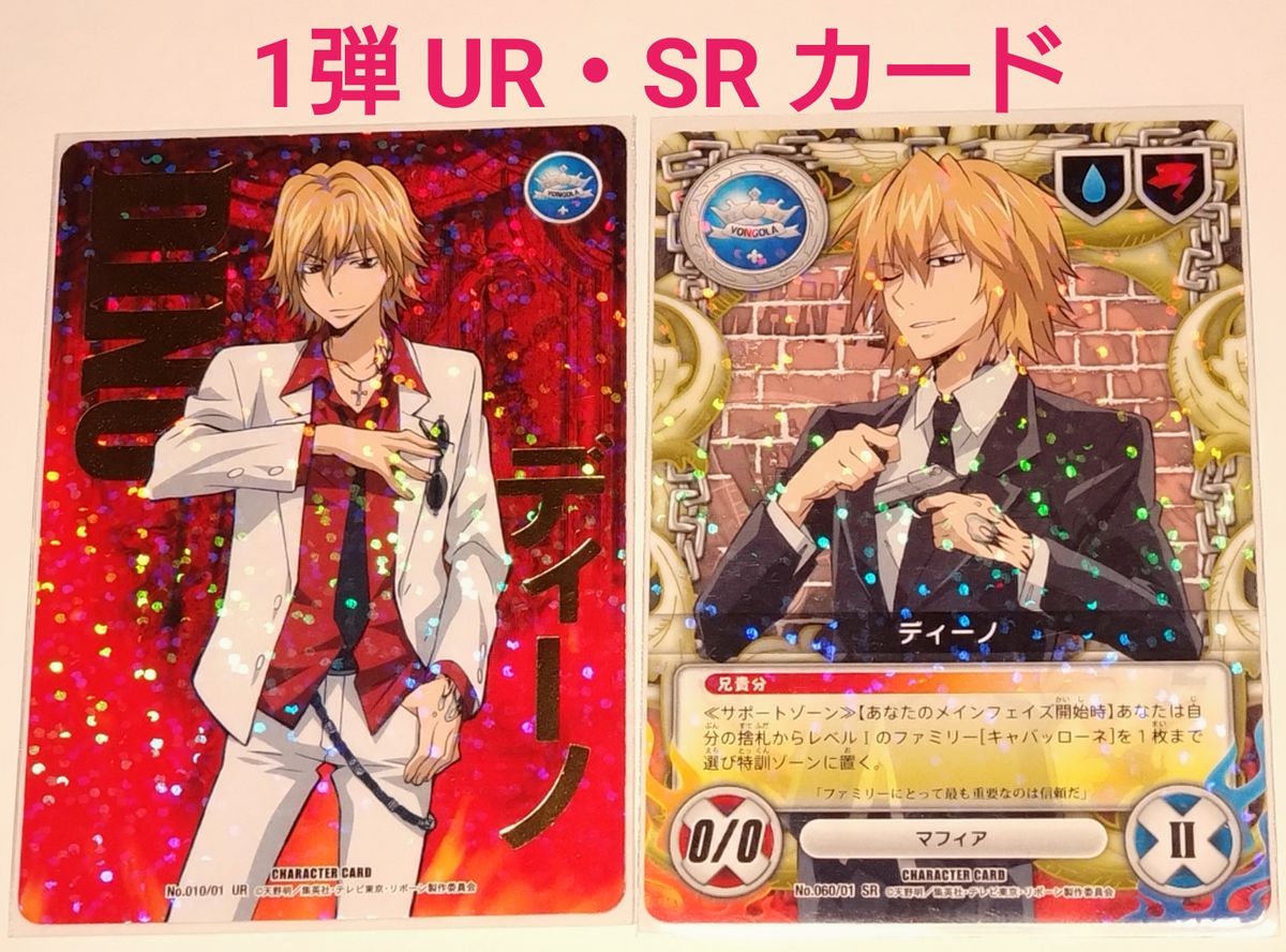 家庭教師ヒットマンREBORN リボーン CCG 1弾 UR SR レアカード