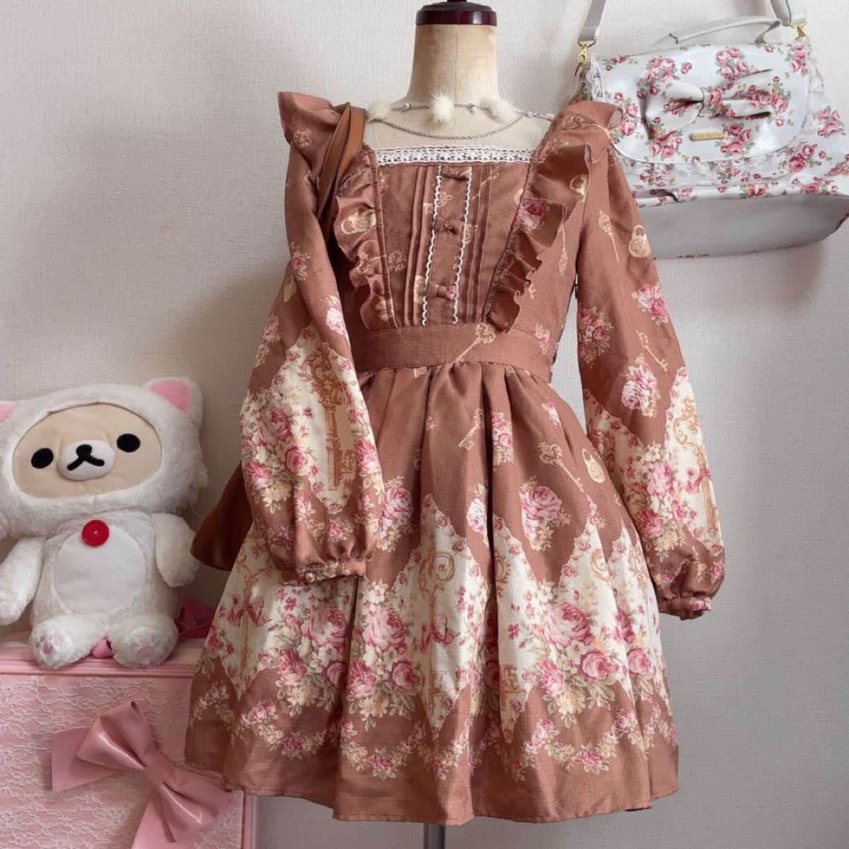 激レア 当時物】LIZ LISA リズリサ 花柄 ワンピース リボン 姫ギャル