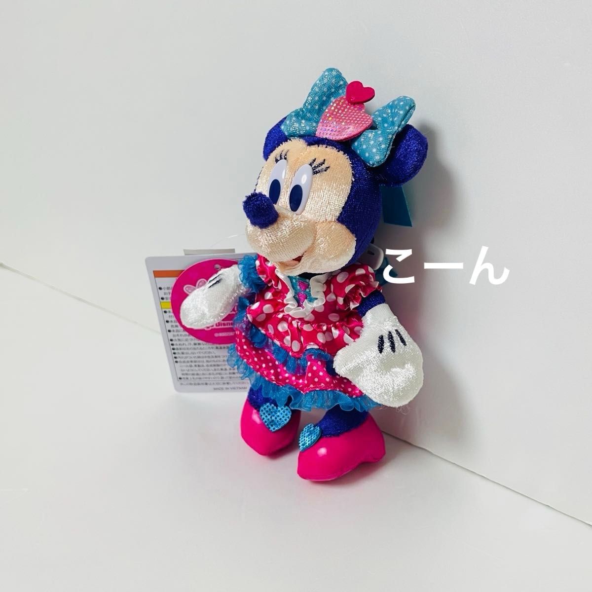 ディズニー パルパル ミニー ぬいぐるみバッジ ぬいば ミニーのファン