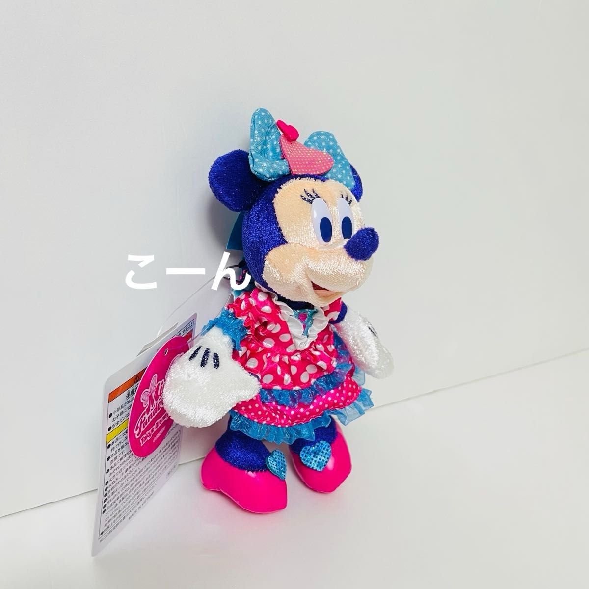 ディズニー パルパル ミニー ぬいぐるみバッジ ぬいば ミニーのファン