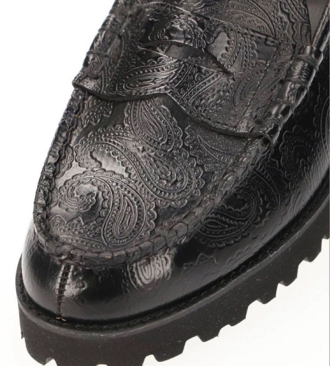 25 5 The Kenford Fineshoes ローファー ペイズリー 革靴 ペイズリー