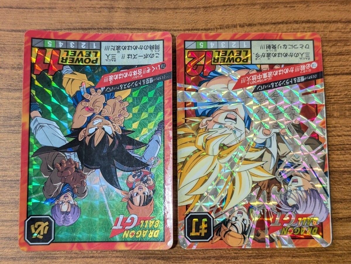 57 ドラゴンボールGT カードダス 孫悟空 トランクス パン 合体かめ