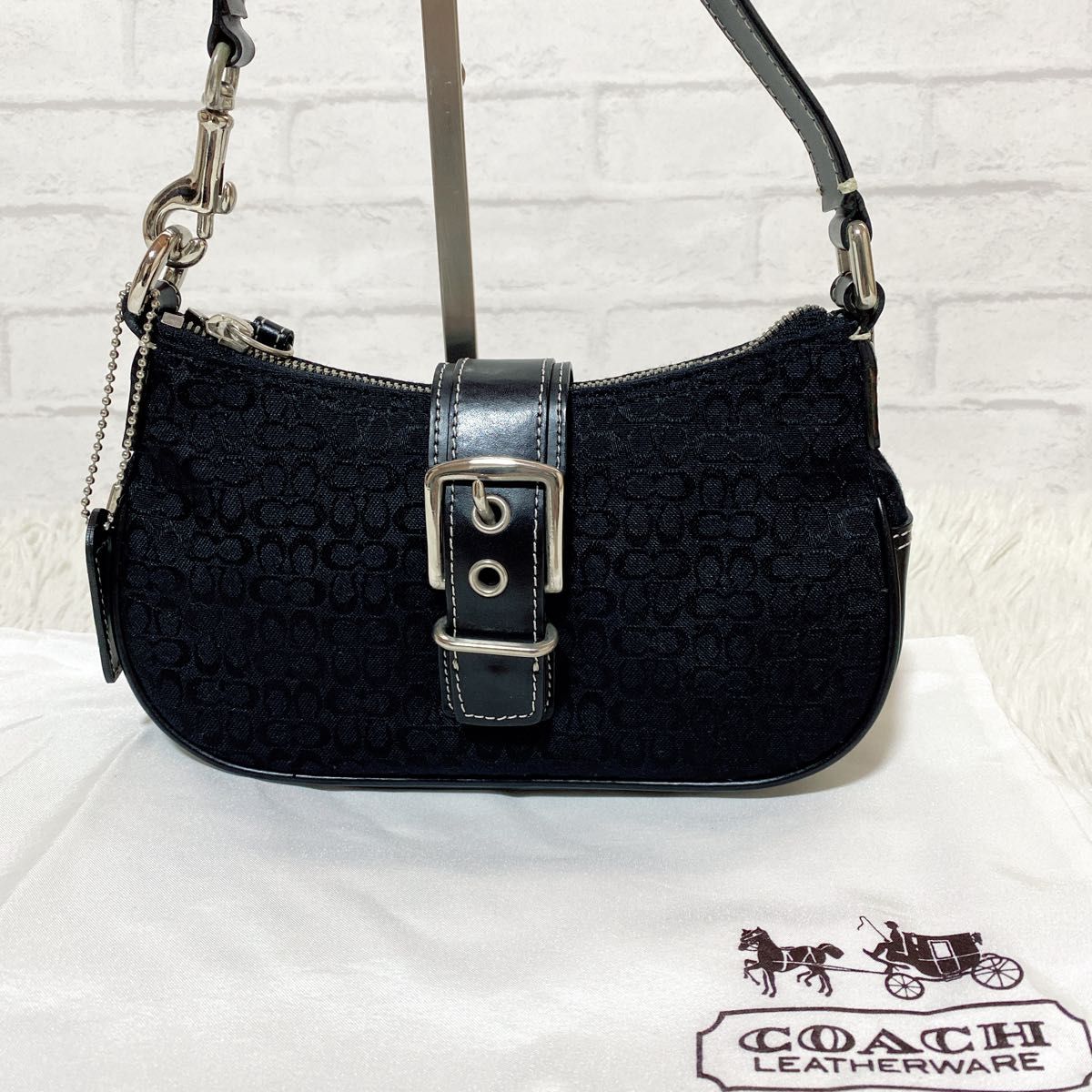 極美品 COACH コーチ ワンショルダーアクセサリーポーチSOHO 6362