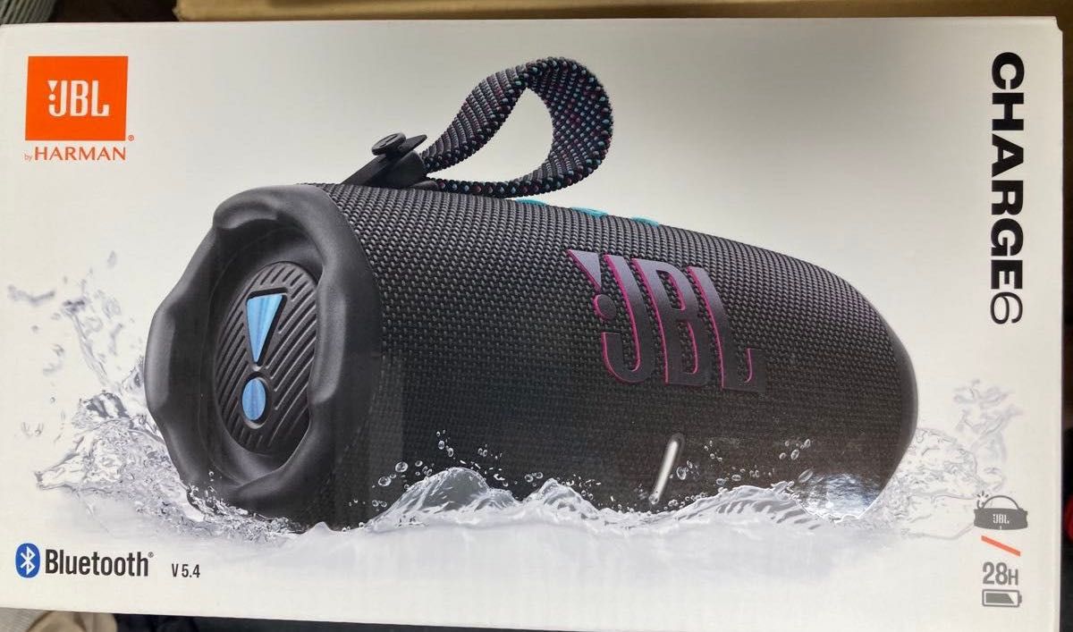 国内正規品 JBL CHARGE 6 保証書貼付用レシート付2027年1月迄 国内正規
