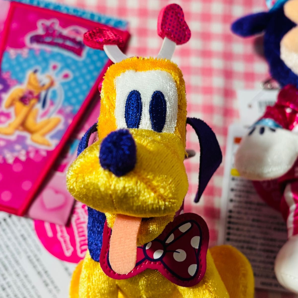 ミニー パルパルーザ ぬいぐるみバッジ ミッキー プルート