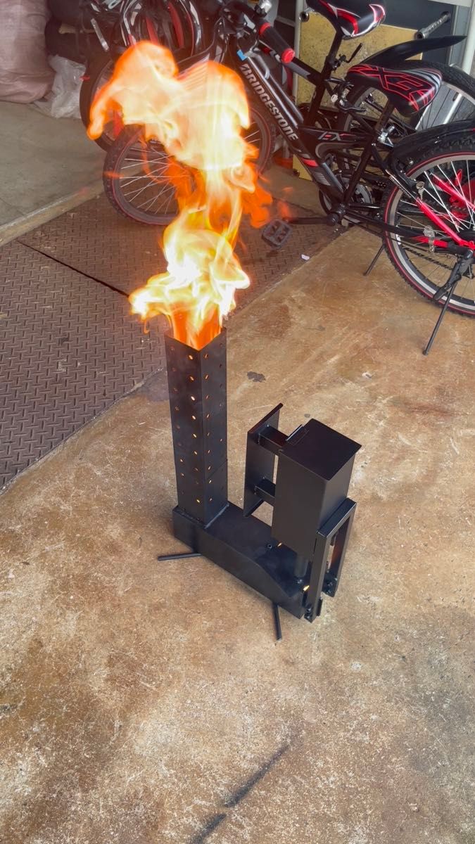 受注制作】廃油ストーブ 【ウォームファクトリー KOMADO】 アース