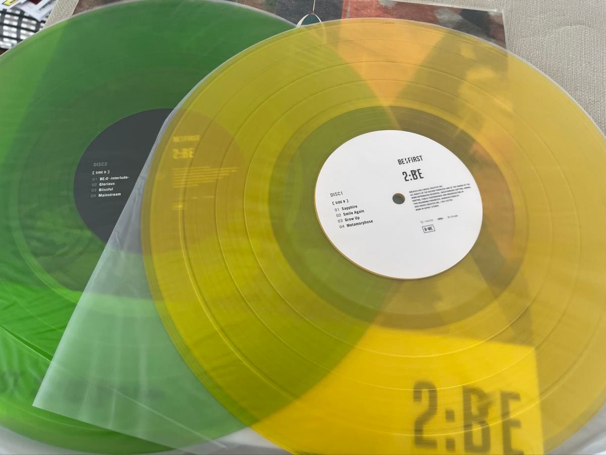 一度再生のみ 美品 希少 受注限定生産 BE FIRST レコード2点セット BE