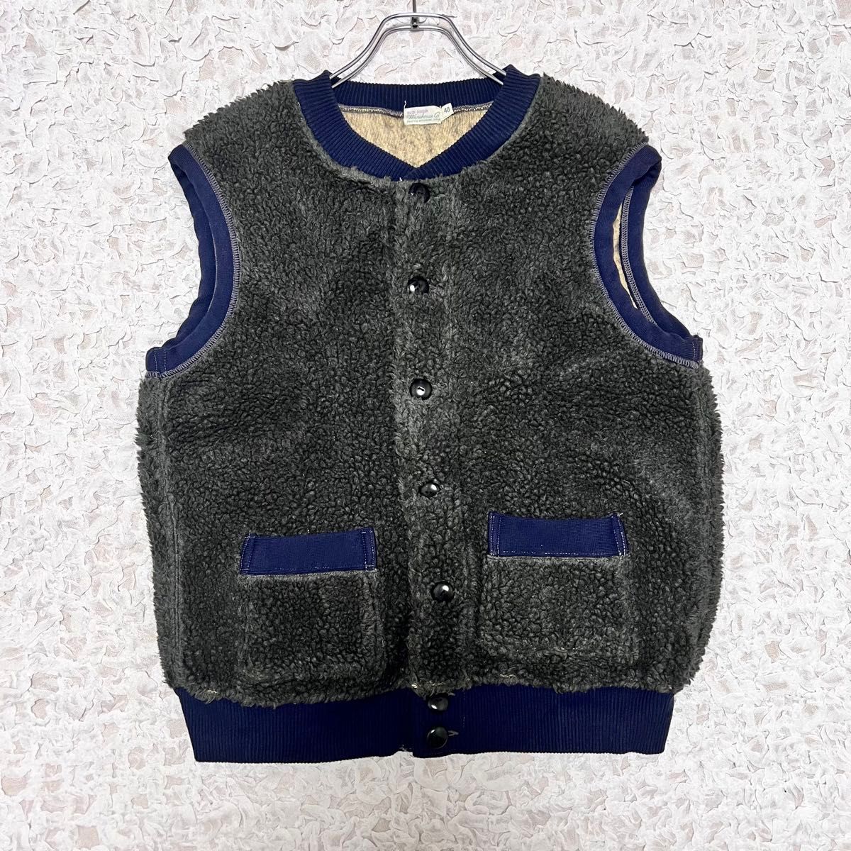 WAREHOUSE ウエアハウス パイルベスト フリース ウール 希少 へラーズ