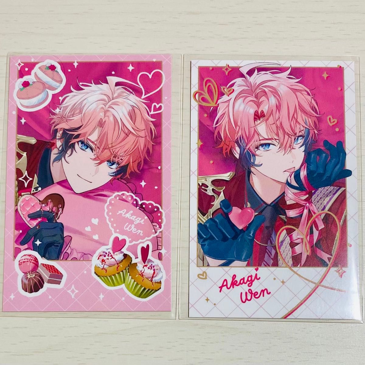 赤城ウェン にじさんじ Melty Valentine チェキ チェキ風カード