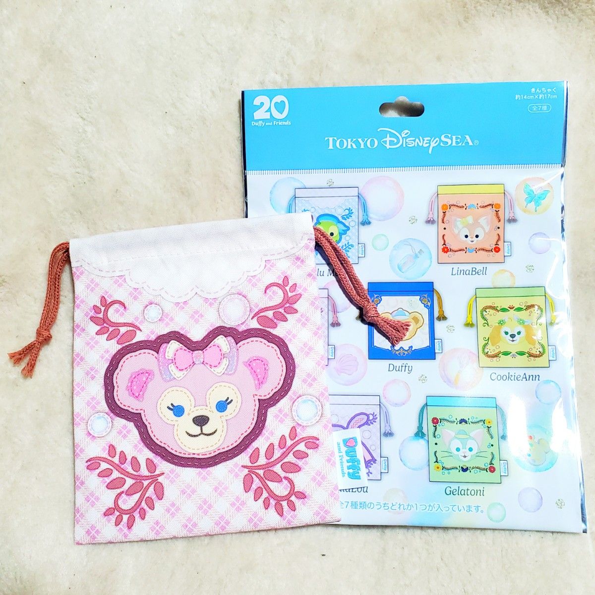 ダッフィー＆フレンズ 20周年 シェリーメイ ハートフェルト・レターズ