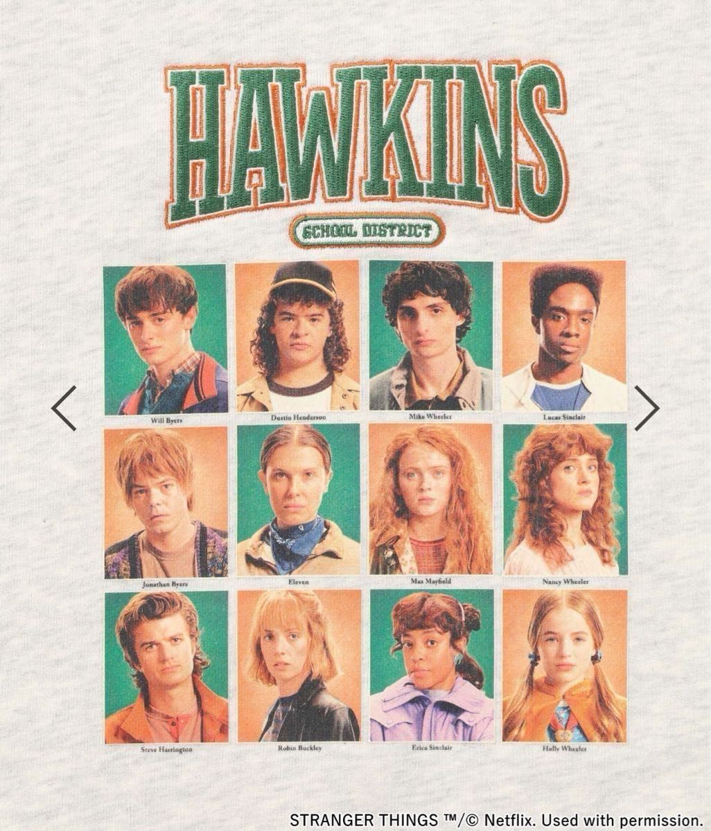 STRANGER THINGS ストレンジャーシングス niko and コラボ スウェット